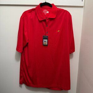 Jack Nicklaus Men's Performance Polo, Red, Large